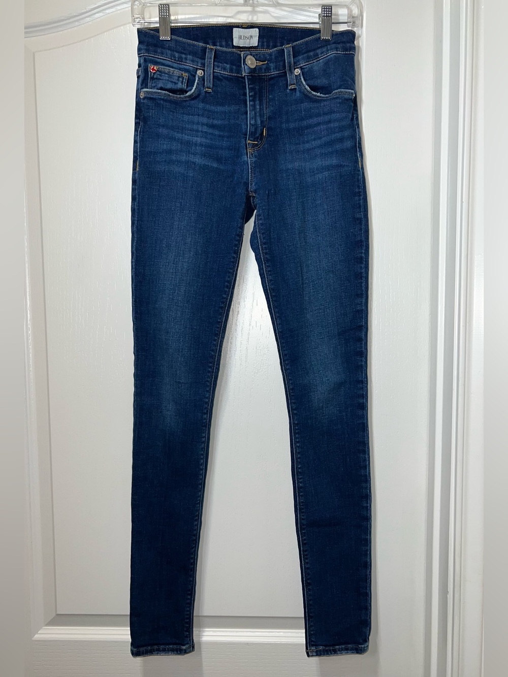 Hudson Natalie Mid Rise Super Skinny Jeans La Verne Wash Women’s Size 25